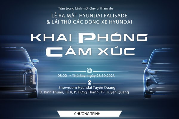 LỄ RA MẮT PALISADE & LÁI THỬ CÁC DÒNG XE HYUNDAI