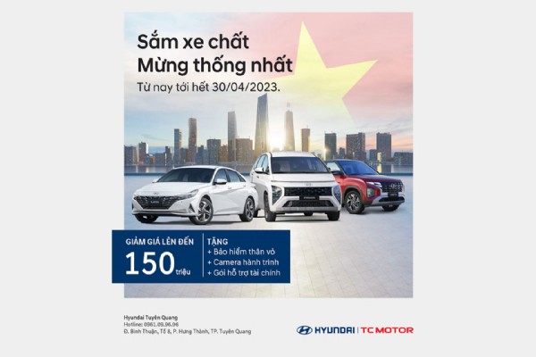 SẮM XE CHẤT – MỪNG THỐNG NHẤT
